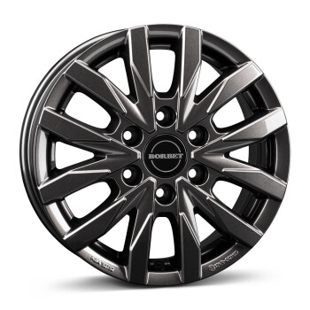 Borbet CW6 mistral anthracite glossy 6,5x16 6x130 ET62 CB84,1 60° 1350 kg