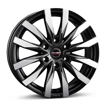 Borbet CW6 black polished matt 6,5x16 6x130 ET62 CB84,1 60° 1350 kg