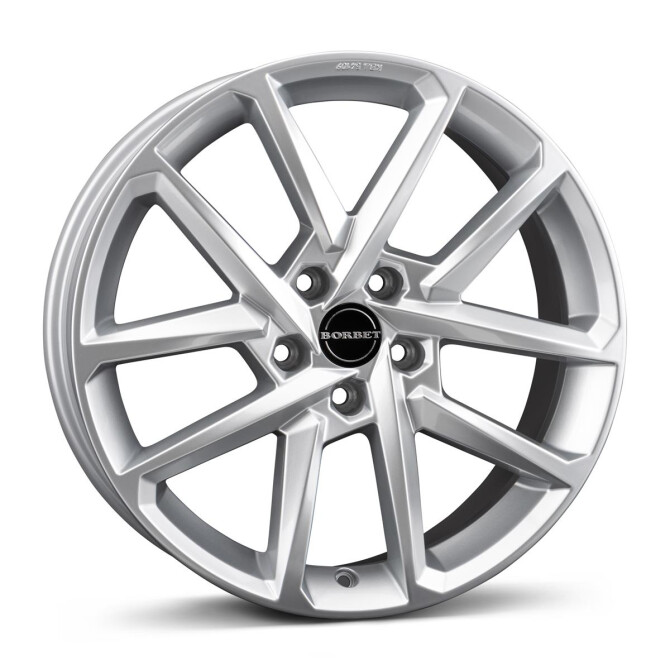 Borbet N Crystal Silver 6,5x17 5x112 ET38 CB57,1 R13 720 kg