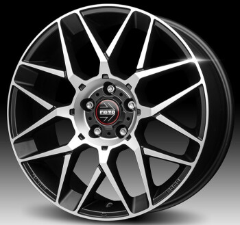 Momo REVENGE EVO 2.0 Matt Black Polished 7x17 5x100 ET38 CB72,3 60° 630 kg