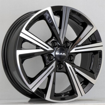 MAK Qvarz Black Mirror 6,5x16 5x114.3 ET40 CB76,0 60° 720 kg