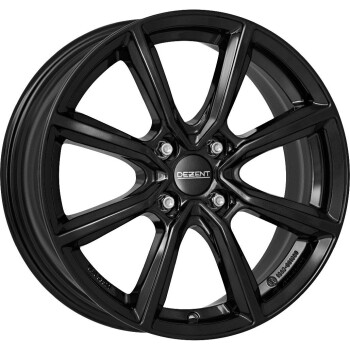 Dezent TN Black 7x17 4x108 ET32 CB65,1 Flat 630 kg