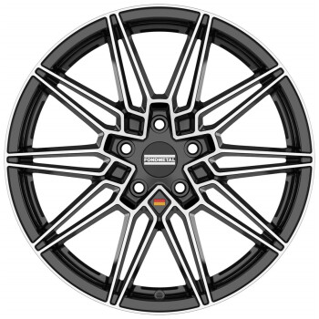 Fondmetal Thoe Glossy Black Machined 8x19 5x120 ET29 CB72,6 60° 775 kg