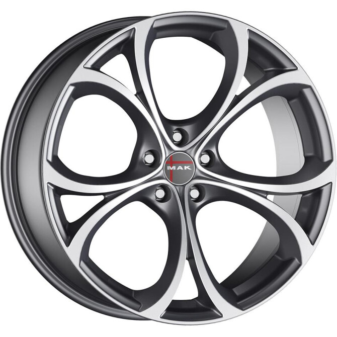 MAK Lario Gun Met-Mirror Face 7,5x17 5x110 ET31 CB65,1 60° 700 kg