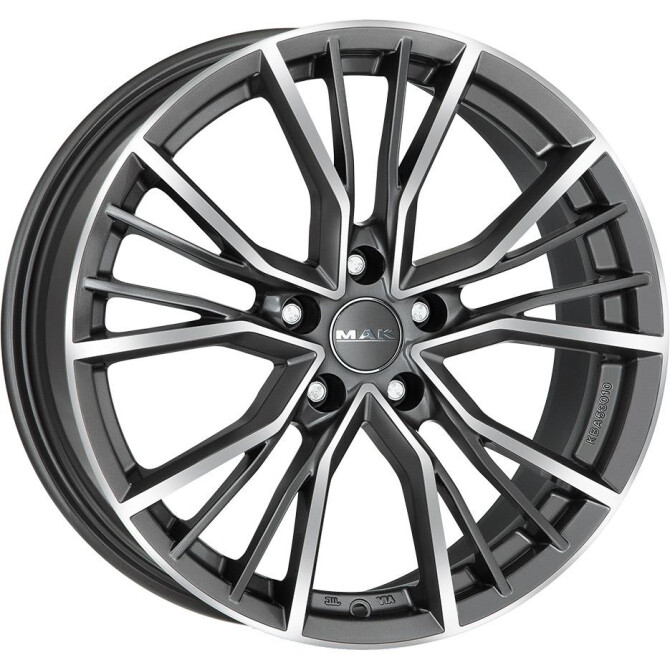 MAK Union Gun Met-Mirror Face 8,5x20 5x112 ET20 CB66,6 R14 950 kg