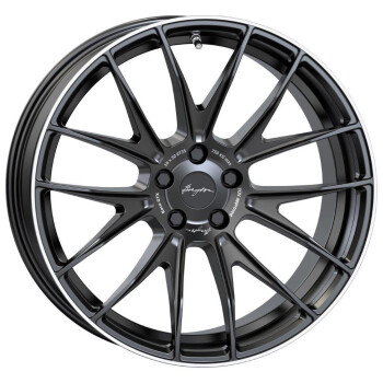 Breyton Race GTX Matt Black with Polished Lip 10x20 5x112 ET35 CB66,6 60° 750 kg