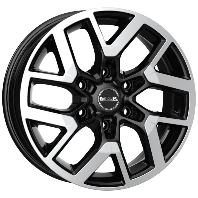 MAK Gravel Black Mirror 6,5x16 6x120 ET50 CB74,5 60° 1215 kg