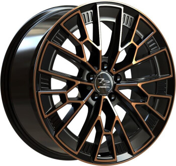 Fondmetal 1972 Black Clearcoat Matt Bronze Machined 9x21 5x112 ET38 CB66,6 60° 1050 kg