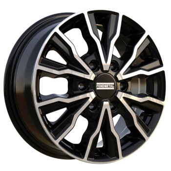 Fondmetal PRO2 Glossy Black Machined 7x17 6x120 ET48 CB74,5 60° 1250 kg